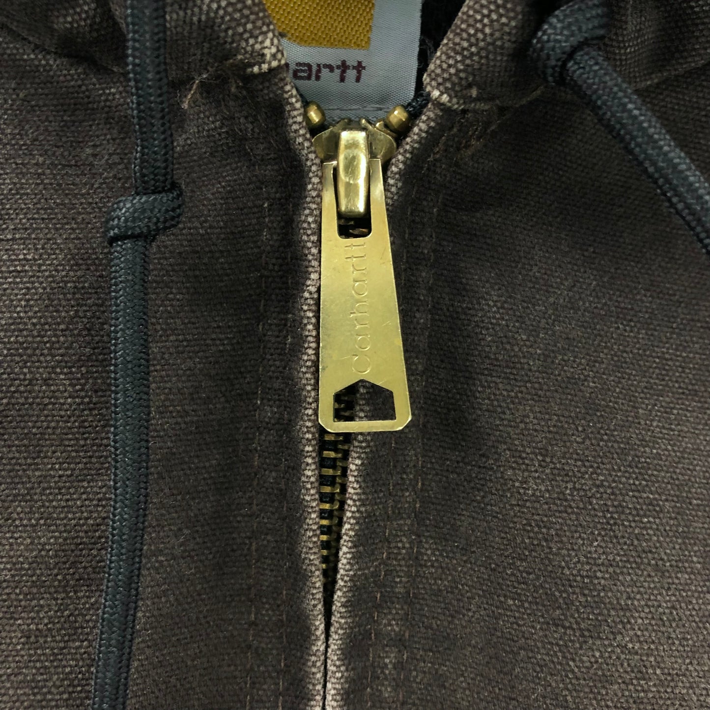 Vintage Carhartt J25 Thermal Lined Workwear Zip Hooded Jacket XL