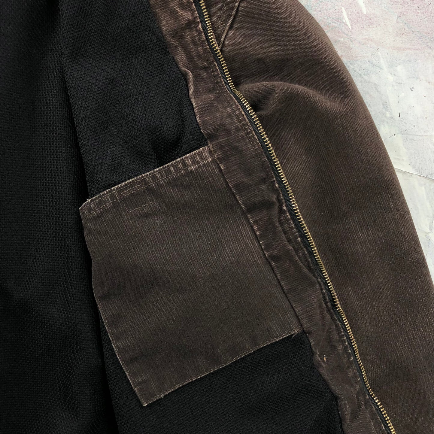 Vintage Carhartt J25 Thermal Lined Workwear Zip Hooded Jacket XL