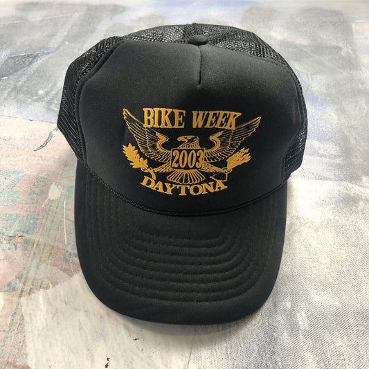 Vintage 2003 Daytona Bike Week Trucker Snapback Hat