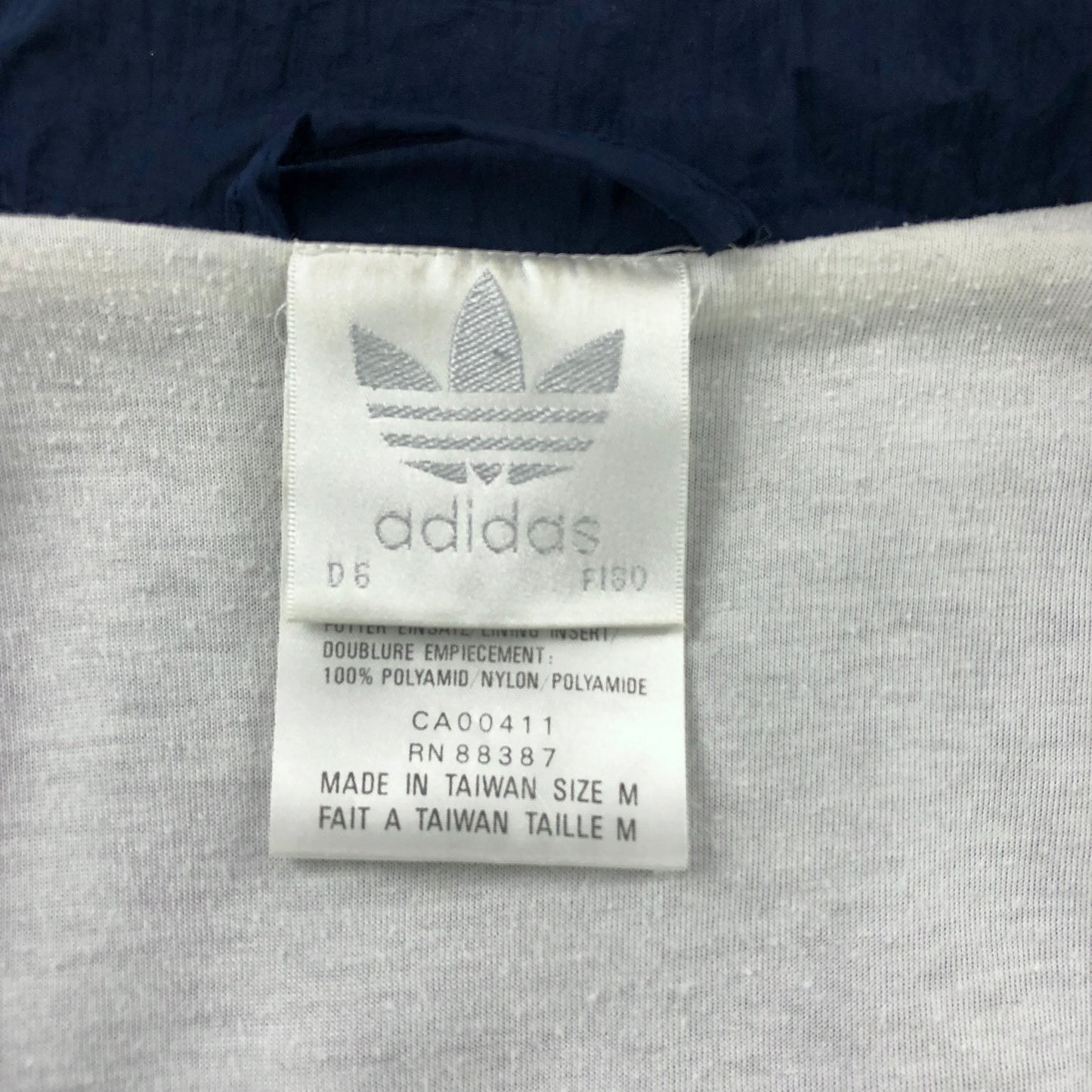 Vintage 90s Adidas Three Stripes Edmonton Wrestling Club Blanket Lined Windbreaker Zip Jacket M