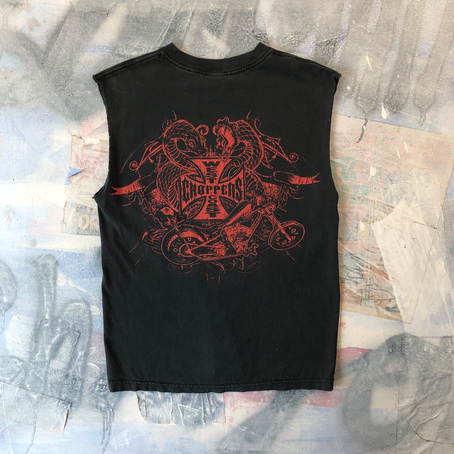 Vintage Westcoast Choppers Long Beach Jesse Who Muscle Tank Top M