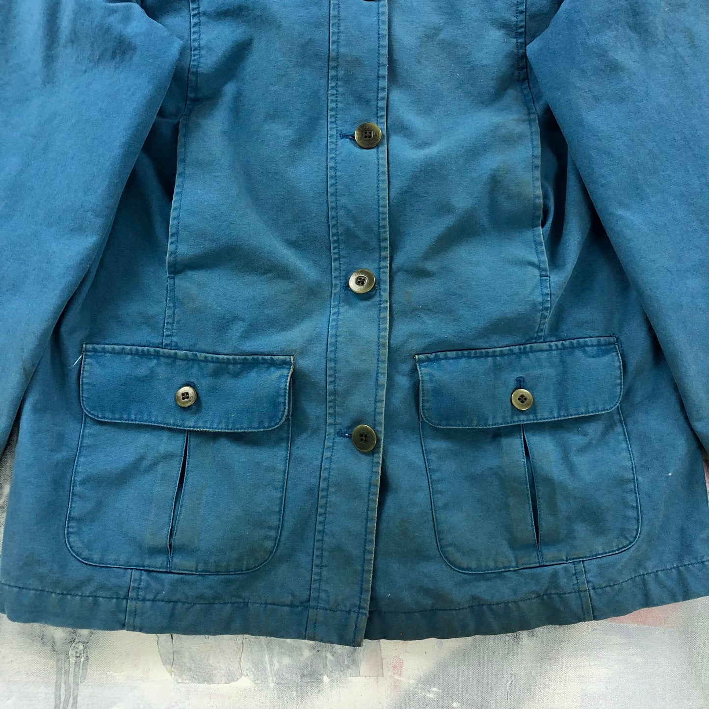 L.L Bean Plaid Lined Corduroy Collar Barn Button Jacket S