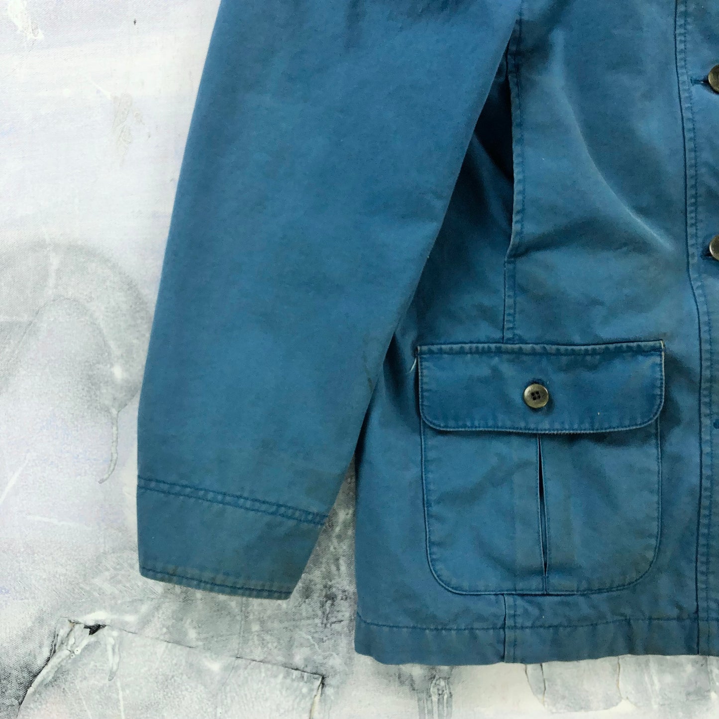 L.L Bean Plaid Lined Corduroy Collar Barn Button Jacket S