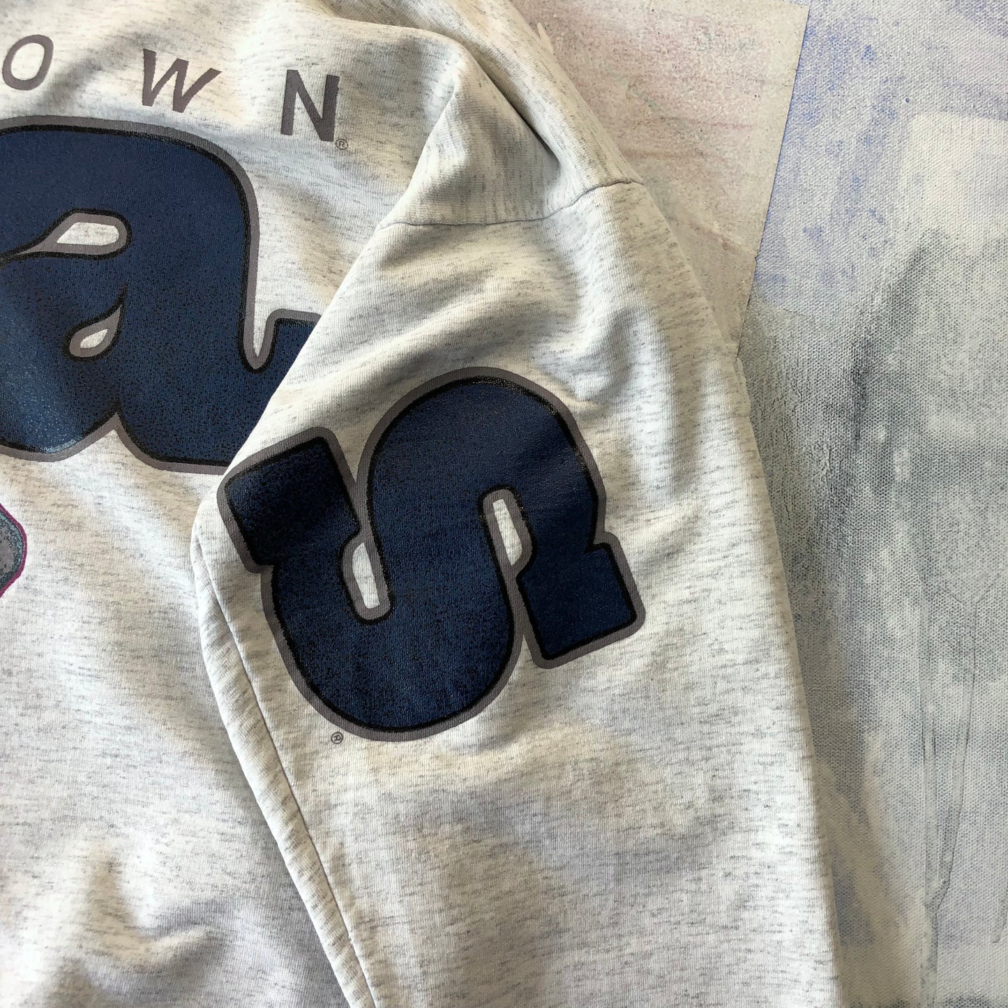 Vintage Georgetown University Hoyas Hoodie Sweatshirt XL