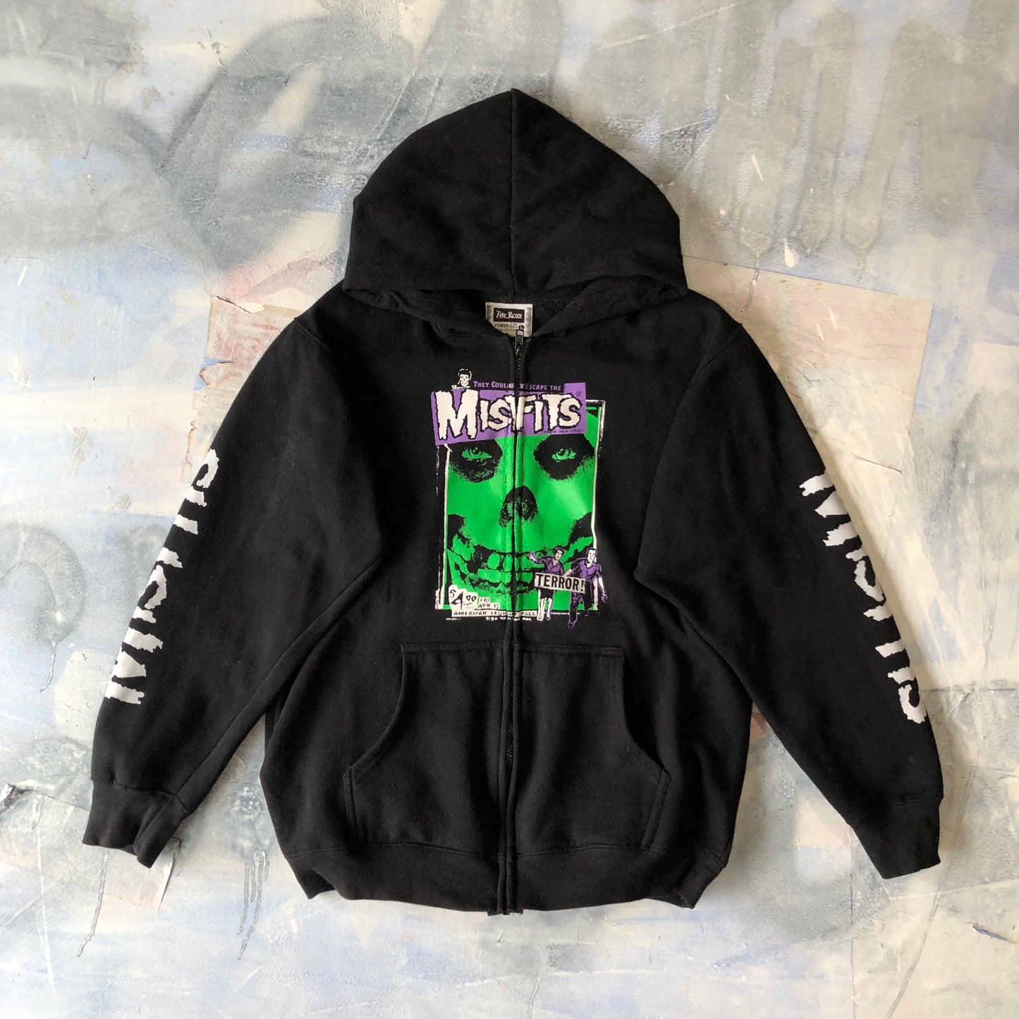 Misfits Band The Roxx Hoodie Zip Sweatshirt L