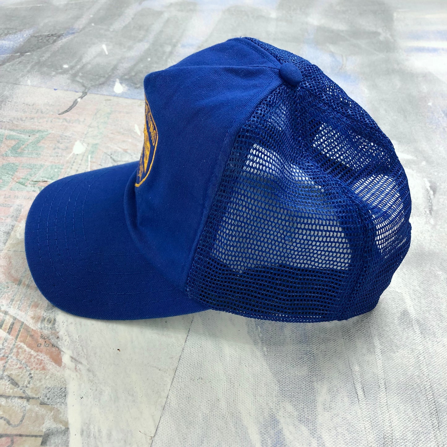 Vintage San Antonio Texas Police Trucker Snapback Hat