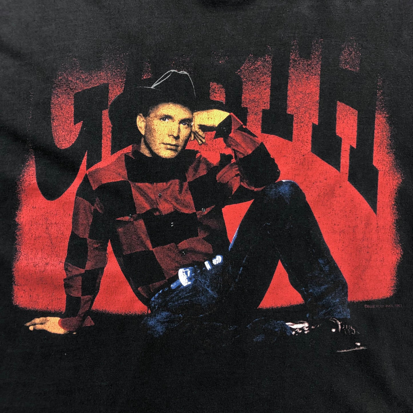 Vintage 90s USA Garth Brooks On Tour Single Stitch T Shirt XL