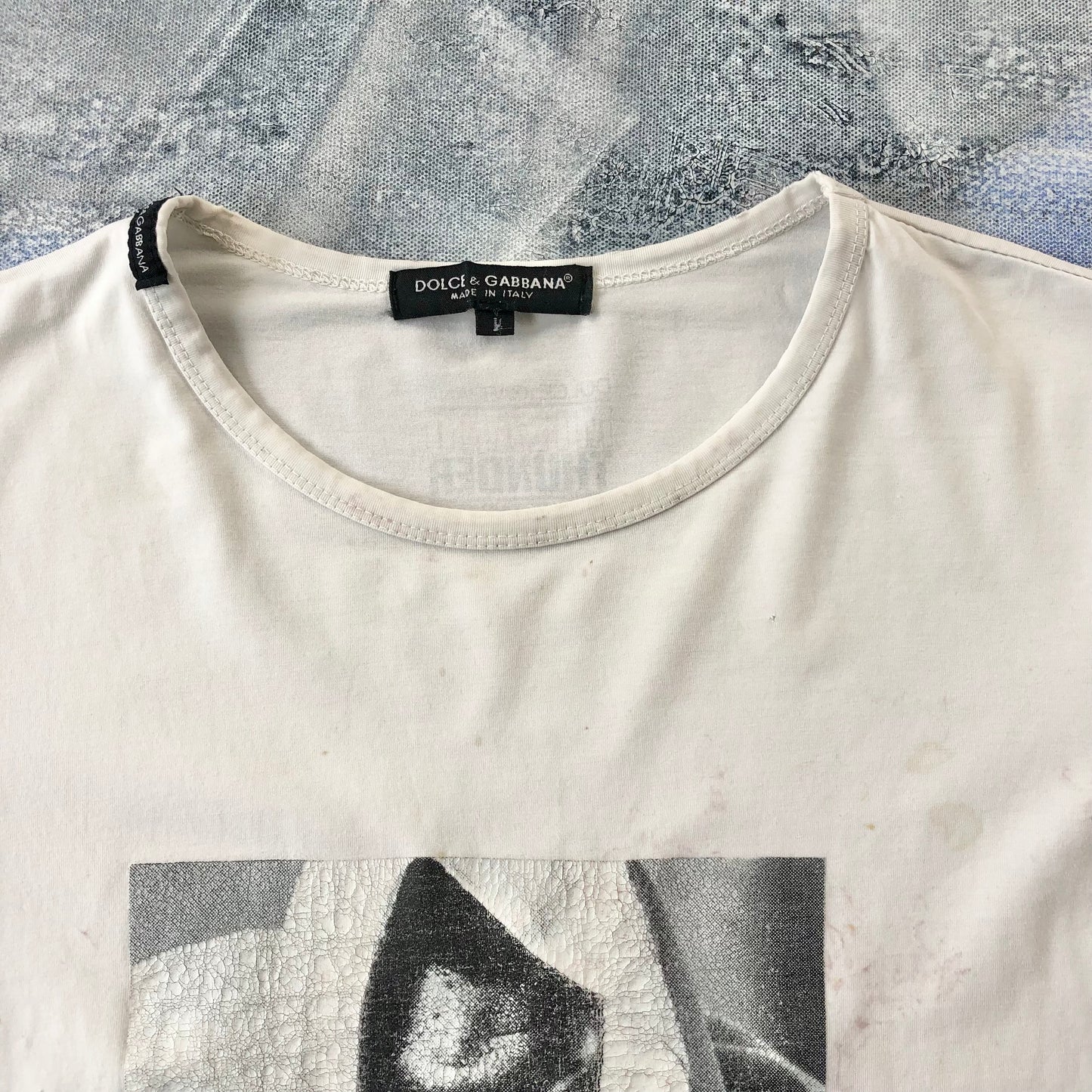 Dolce & Gabbana Mike Tyson Milano Thunder Boxing Team T Shirt L