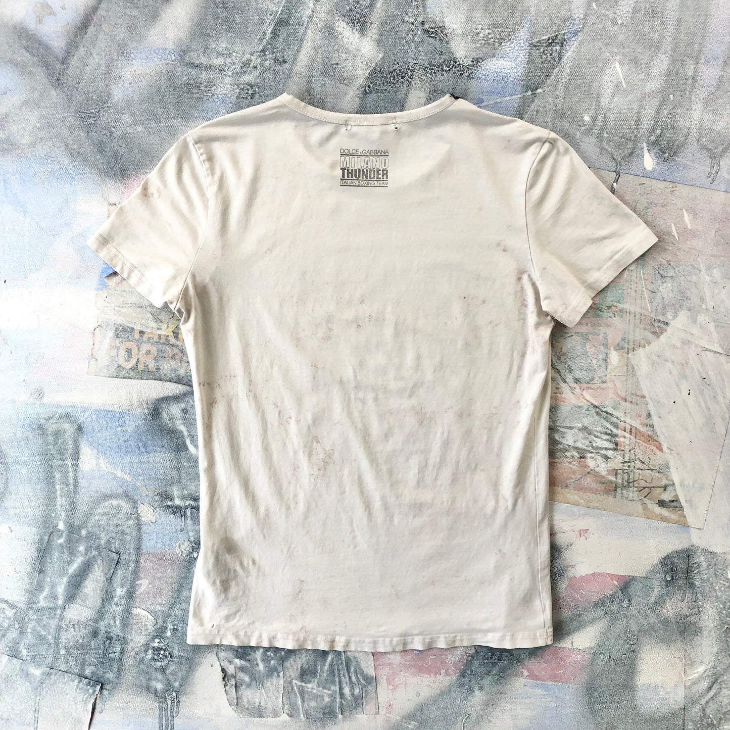 Dolce & Gabbana Mike Tyson Milano Thunder Boxing Team T Shirt L