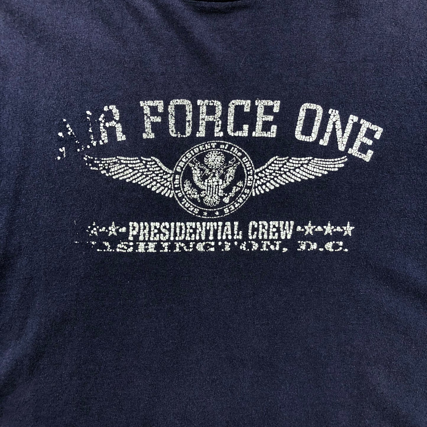 Vintage Air Force One Presidential Crew T Shirt XL