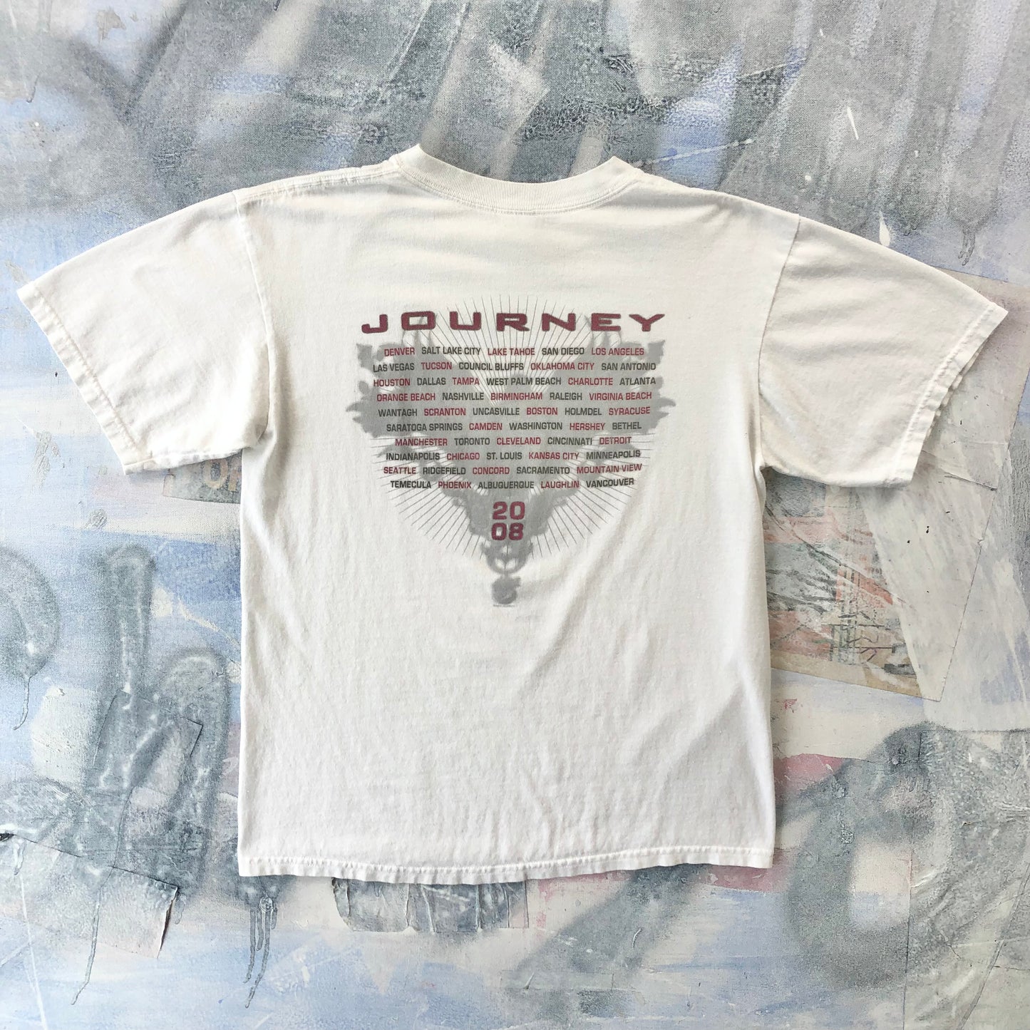 Vintage Journey 2008 Rock Tour T Shirt M