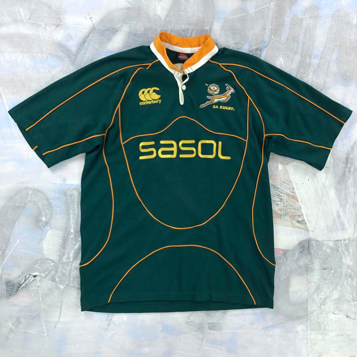 Vintage South African Rugby Union Canterbury Jersey XL