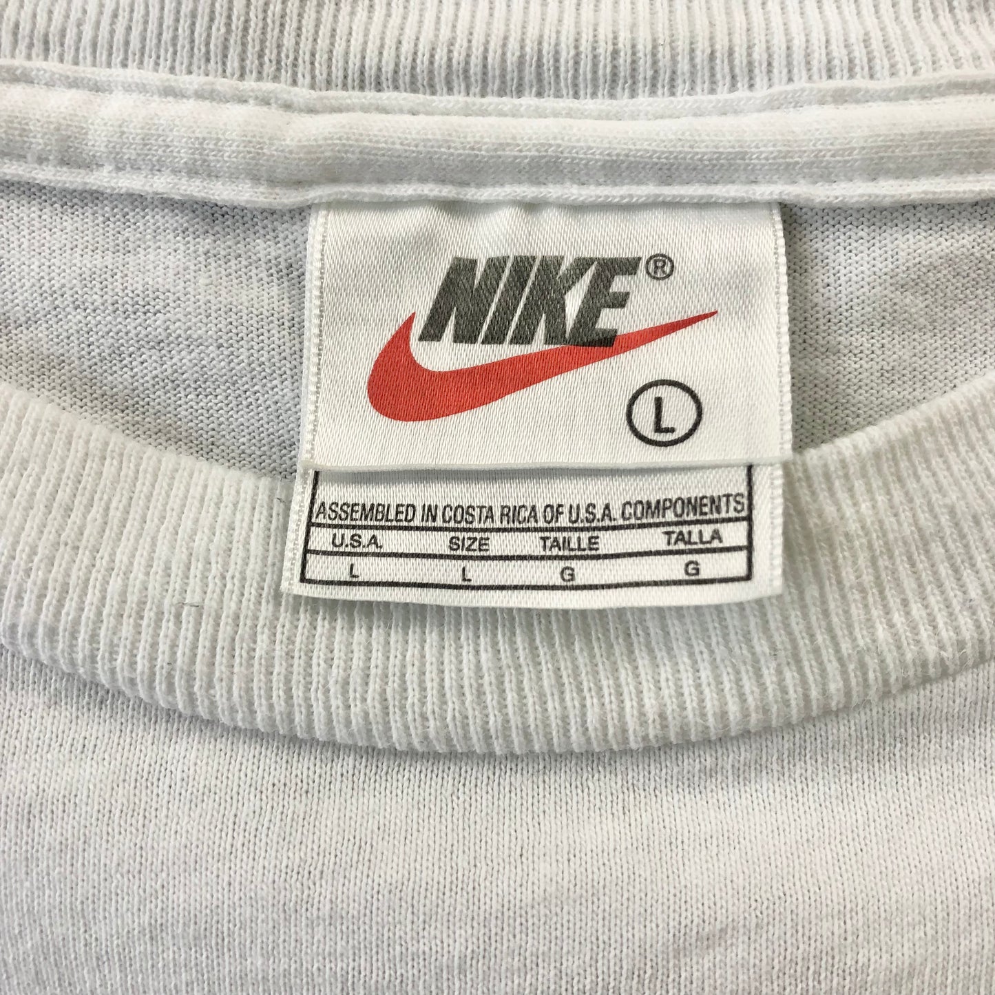 Vintage 90s Nike New York City Marathon International Friendship Run T Shirt L