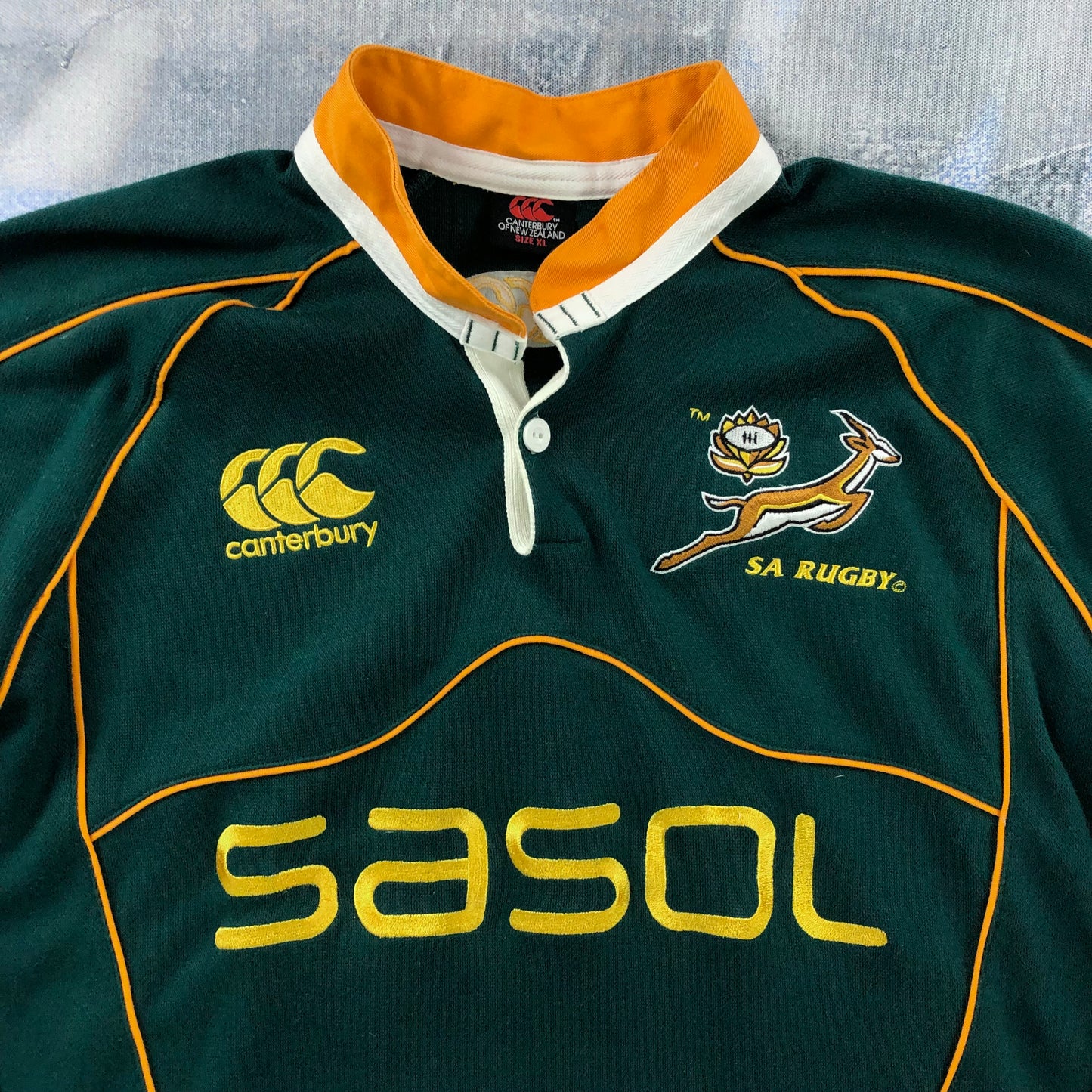 Vintage South African Rugby Union Canterbury Jersey XL