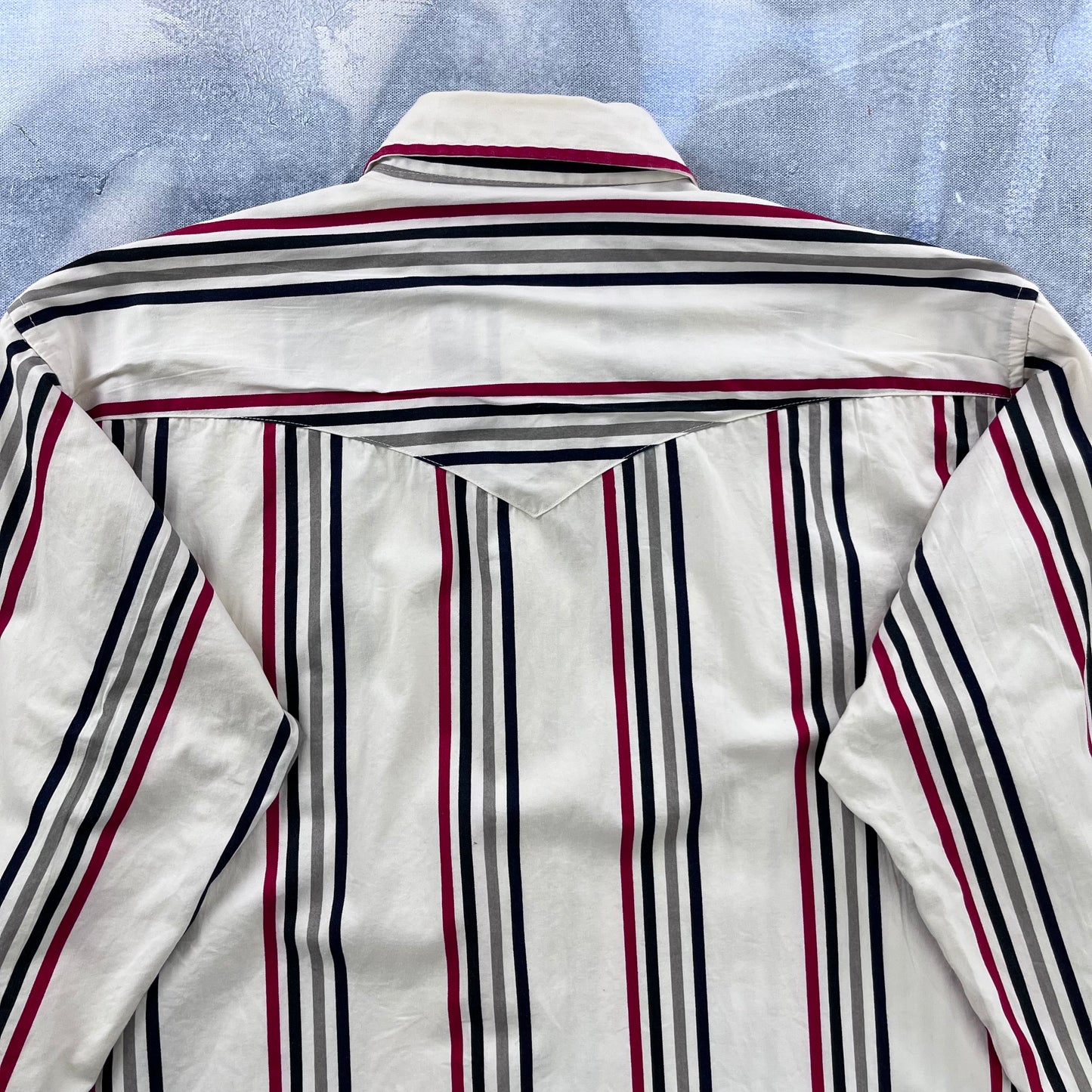 Vintage 90s USA Old El Paso Western Stripe Long Sleeve Shirt XL