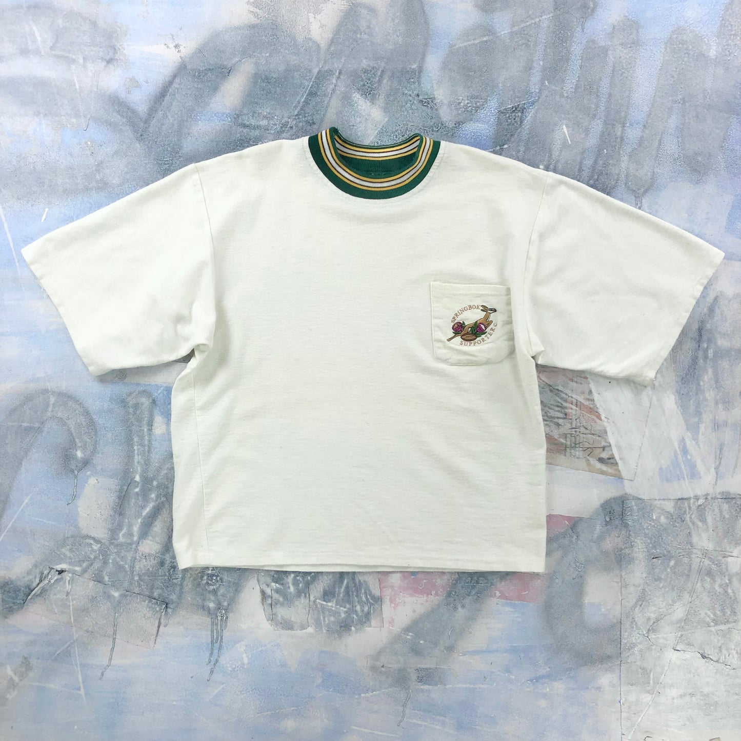 Vintage South Africa Rugby Union Chest Pocket Shirt M