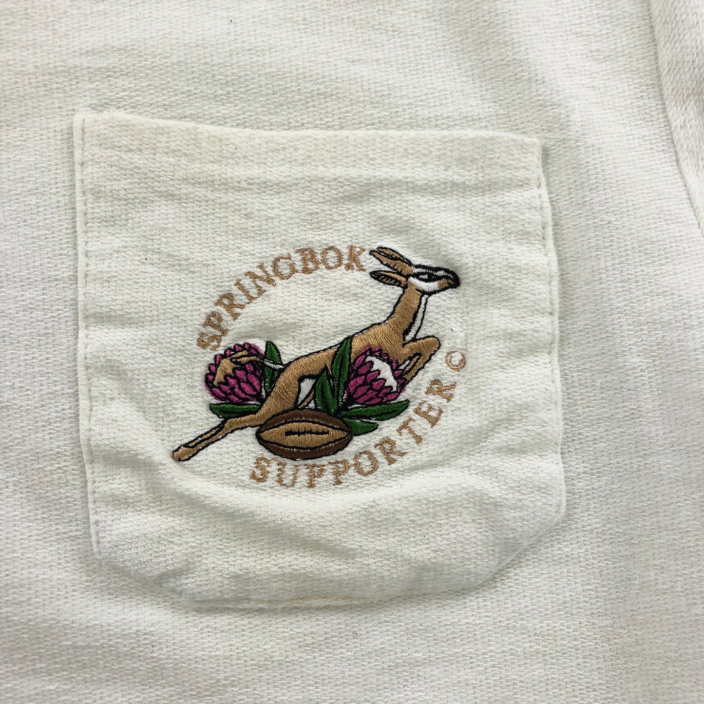Vintage South Africa Rugby Union Chest Pocket Shirt M