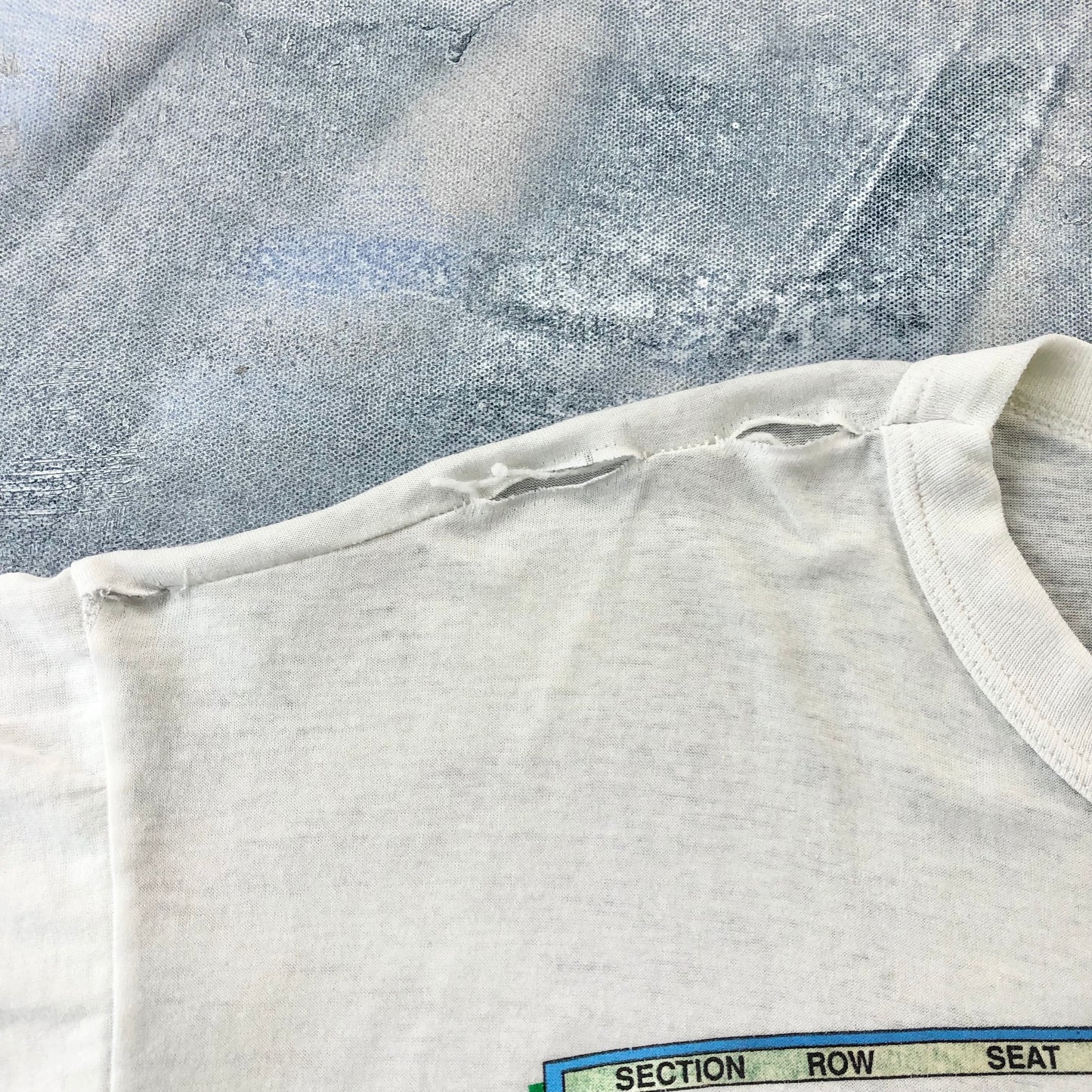 Vintage 1992 80th Grey Cup Calgary Stampeders Vs Winnipeg Blue Bombers Single Stitch T Shirt XL