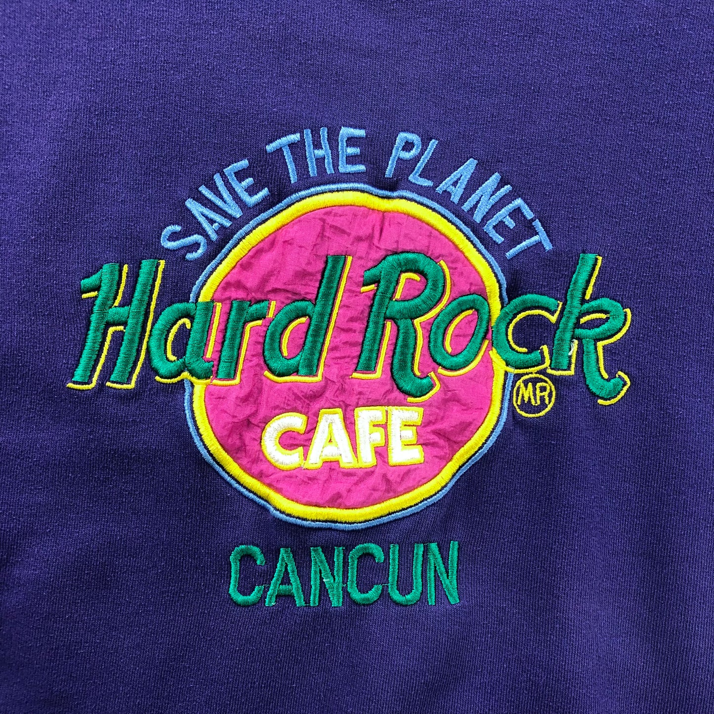 Vintage 90s Hard Rock Cafe Cancun Crewneck Sweatshirt M