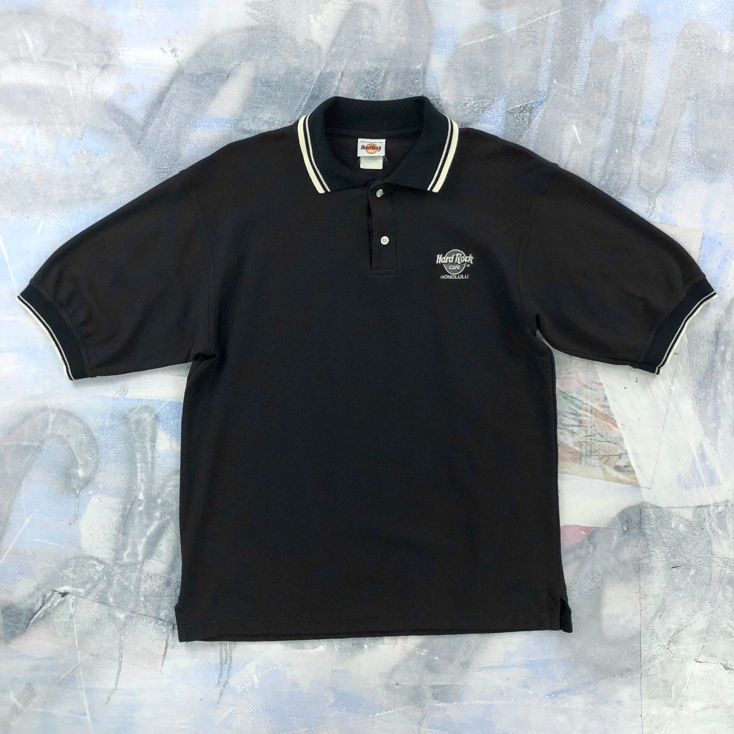 Vintage Hard Rock Cafe Honolulu Hawaii Polo Shirt M