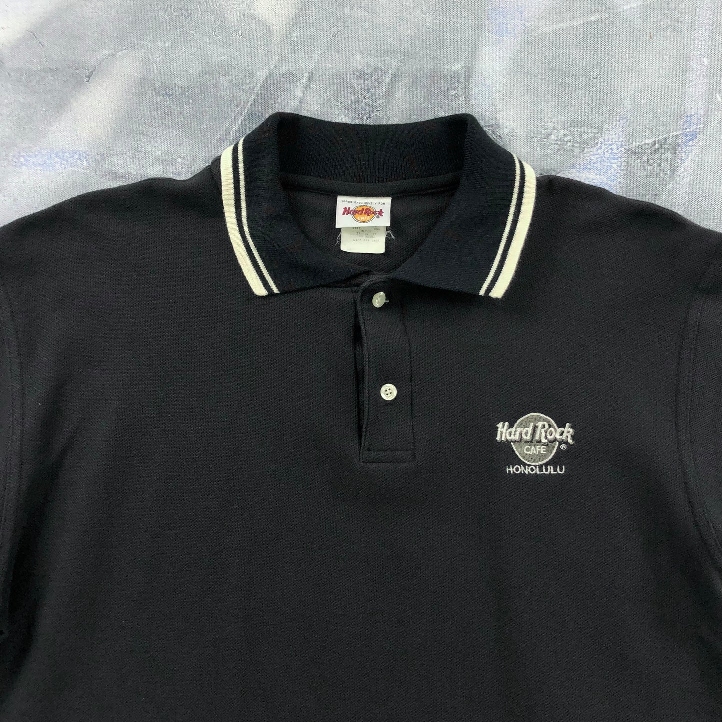 Vintage Hard Rock Cafe Honolulu Hawaii Polo Shirt M