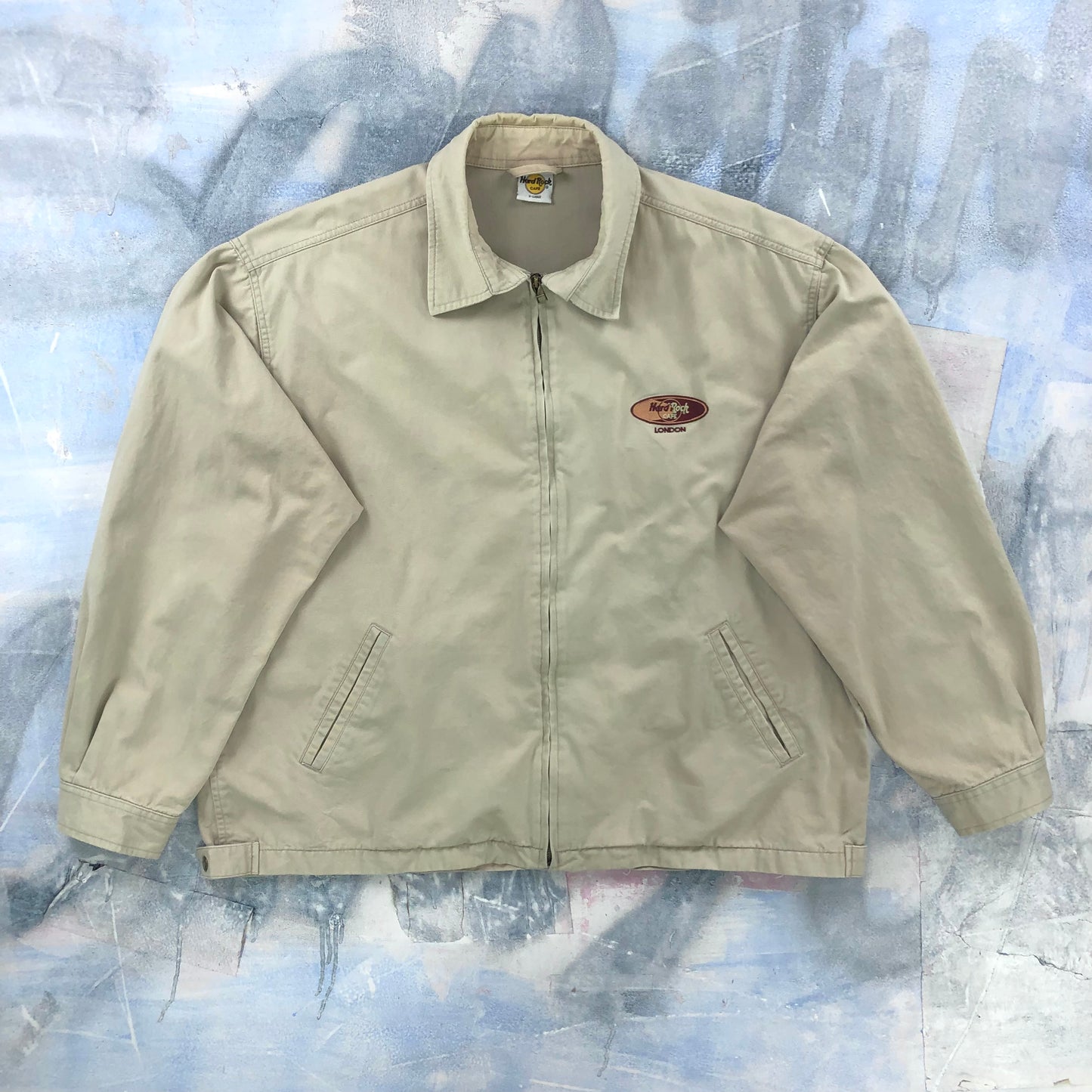 Vintage Hard Rock Cafe London Harrington Zip Jacket XL