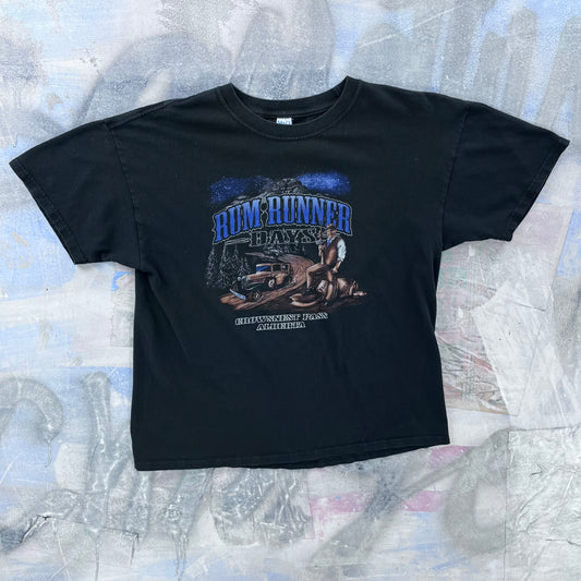 Vintage Rum Runner Days Growsnest Alberta T Shirt L
