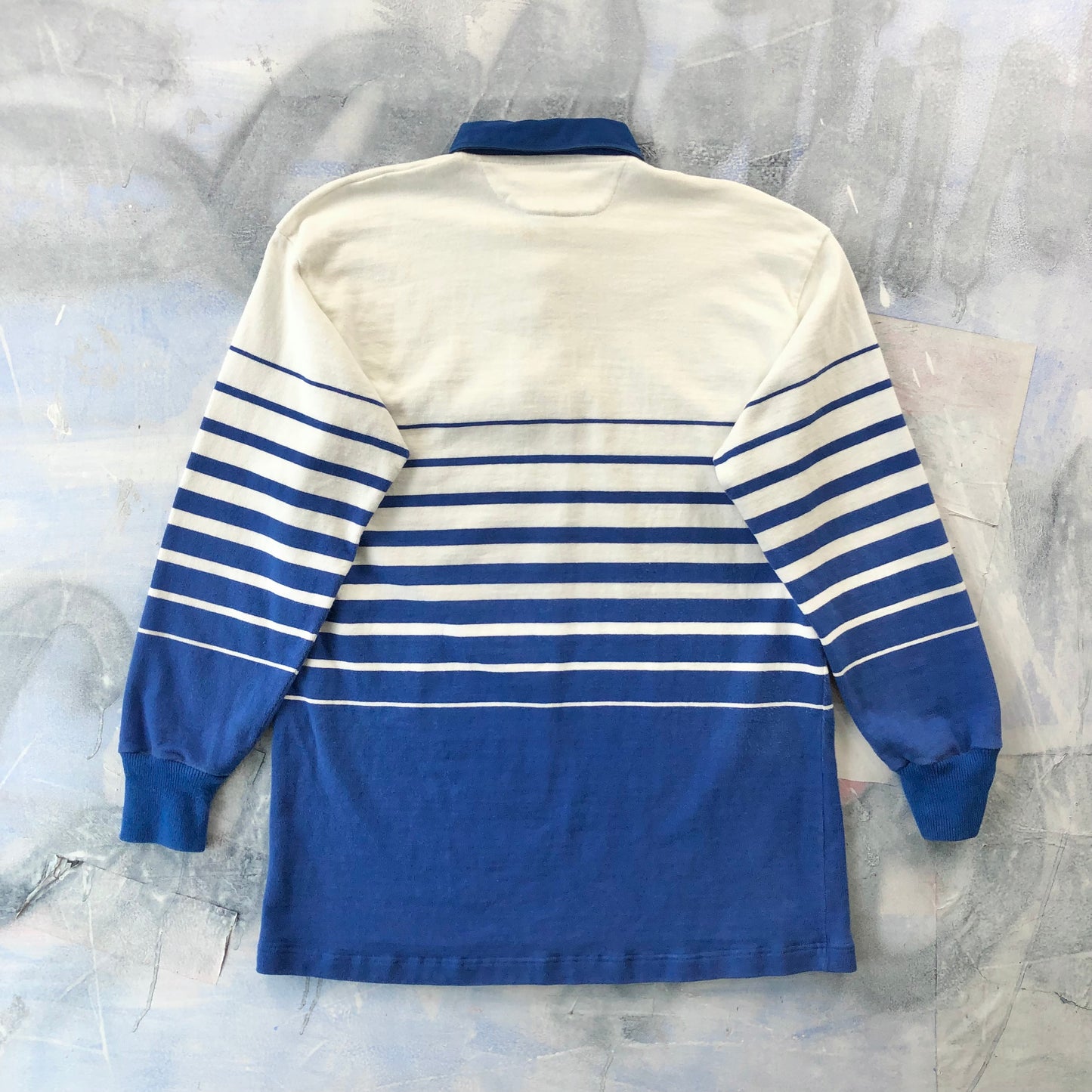 Vintage 90s Barbarian Rugby Long Sleeve Polo Shirt L