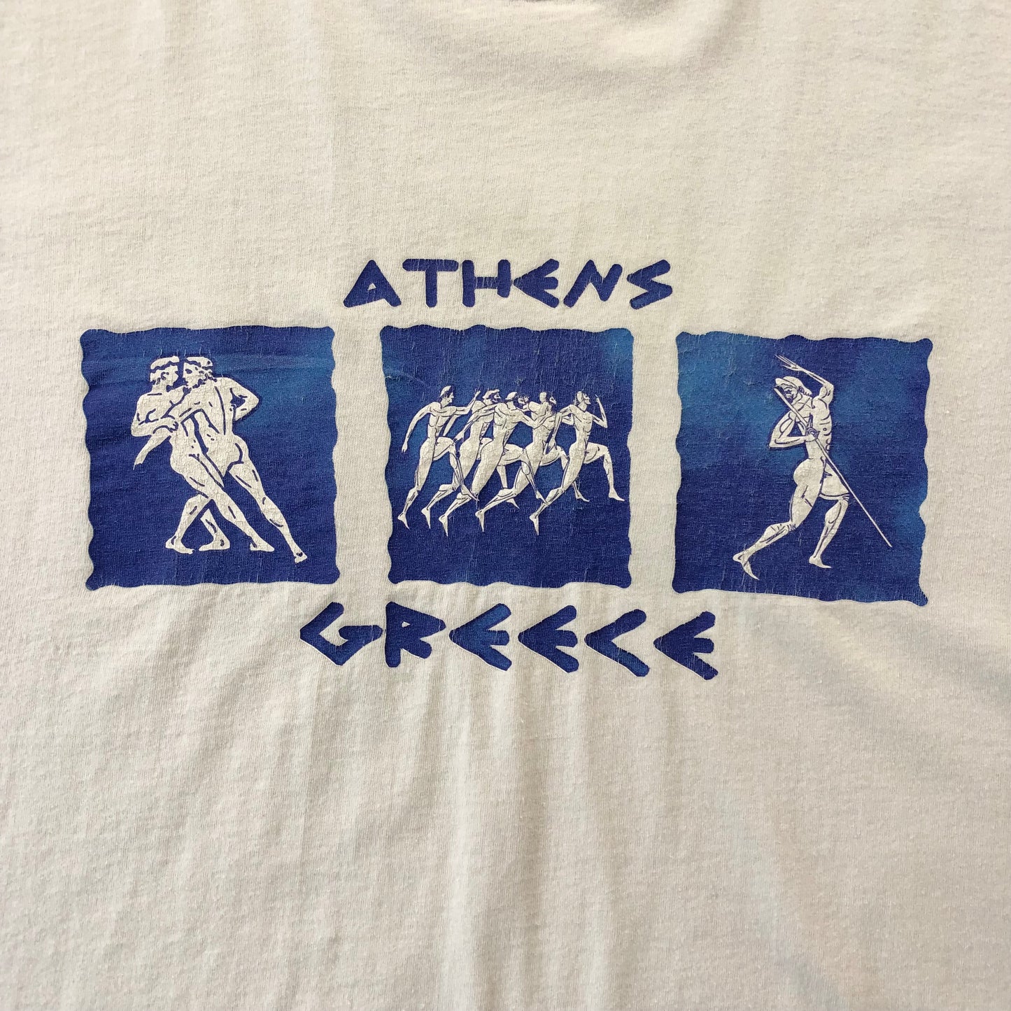 Vintage Athens Greece T Shirt L