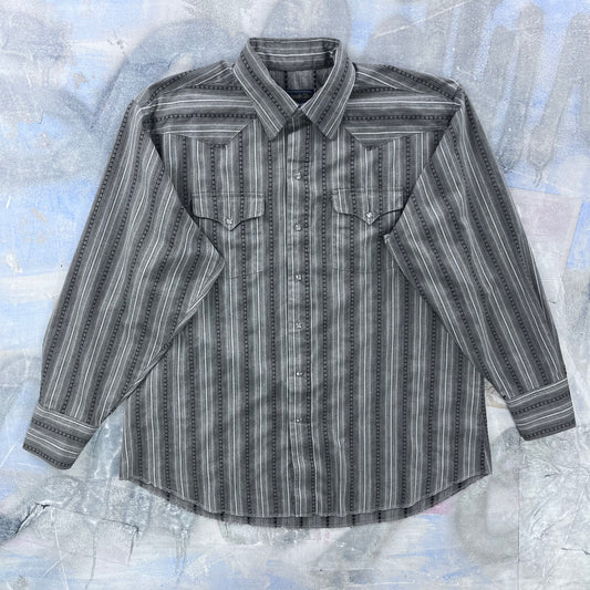 Vintage USA Panhandle Slim Western Button Long Sleeve Shirt XXL