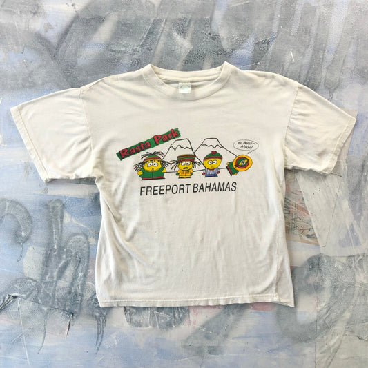 Vintage South Park Freeport Bahamas Rasta Park T Shirt XL