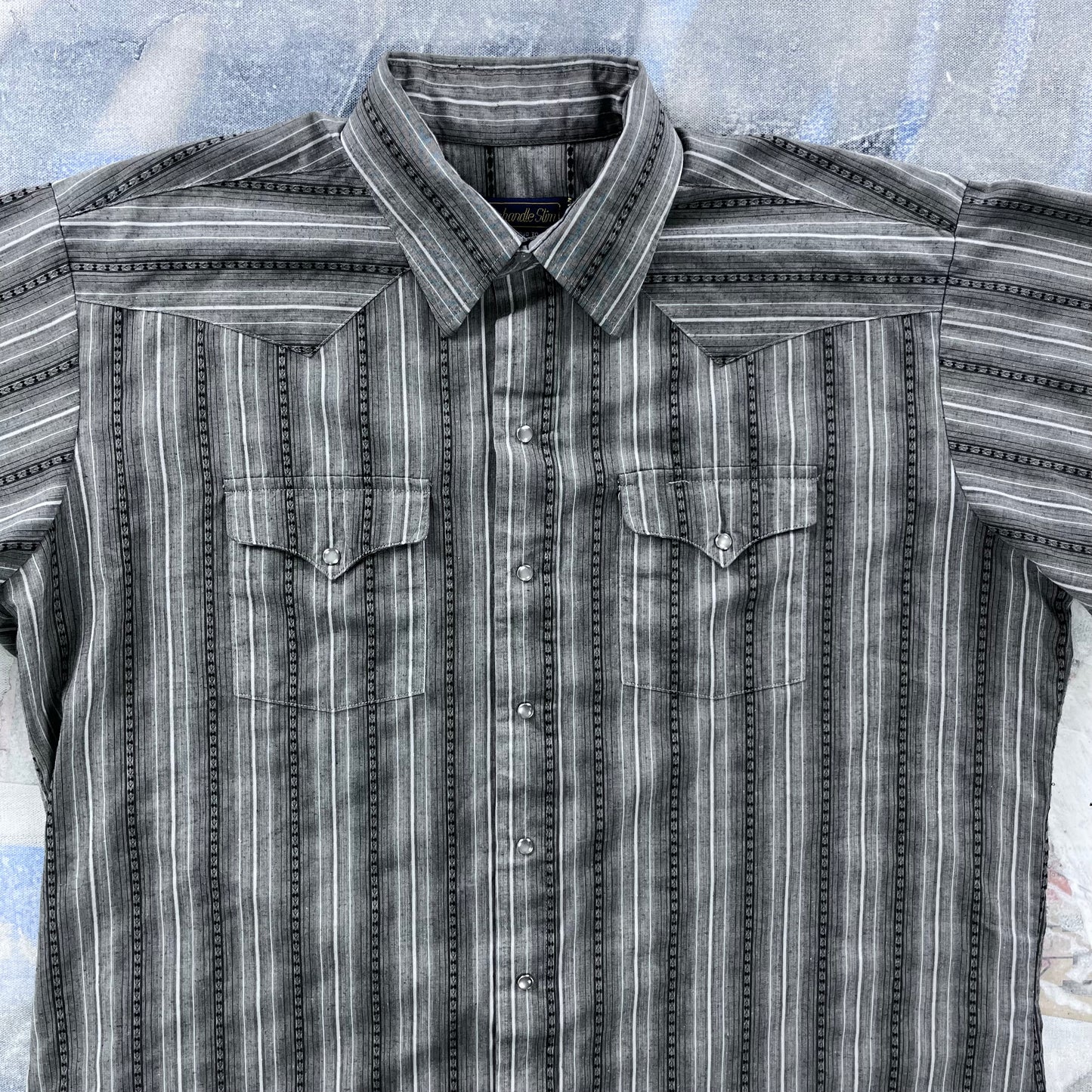 Vintage USA Panhandle Slim Western Button Long Sleeve Shirt XXL