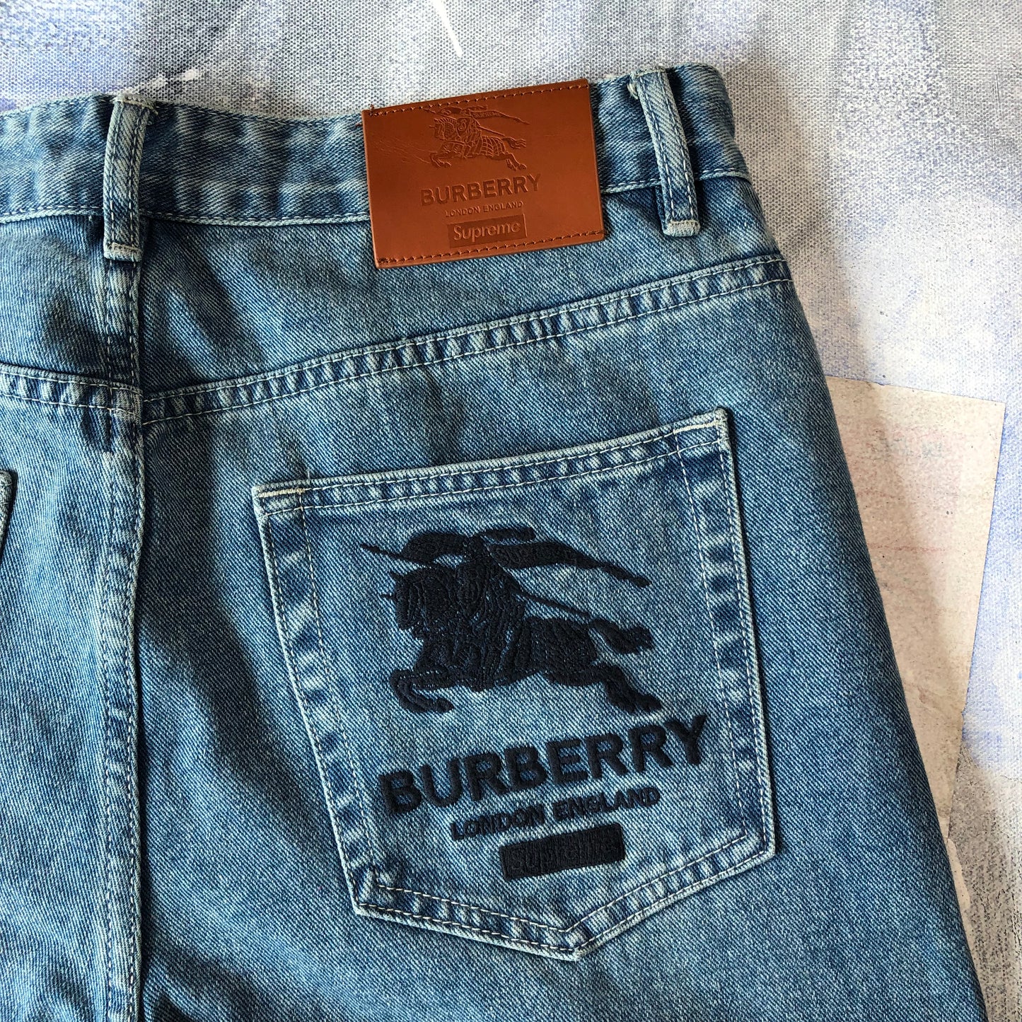 Supreme x Burberry Denim Jean W34