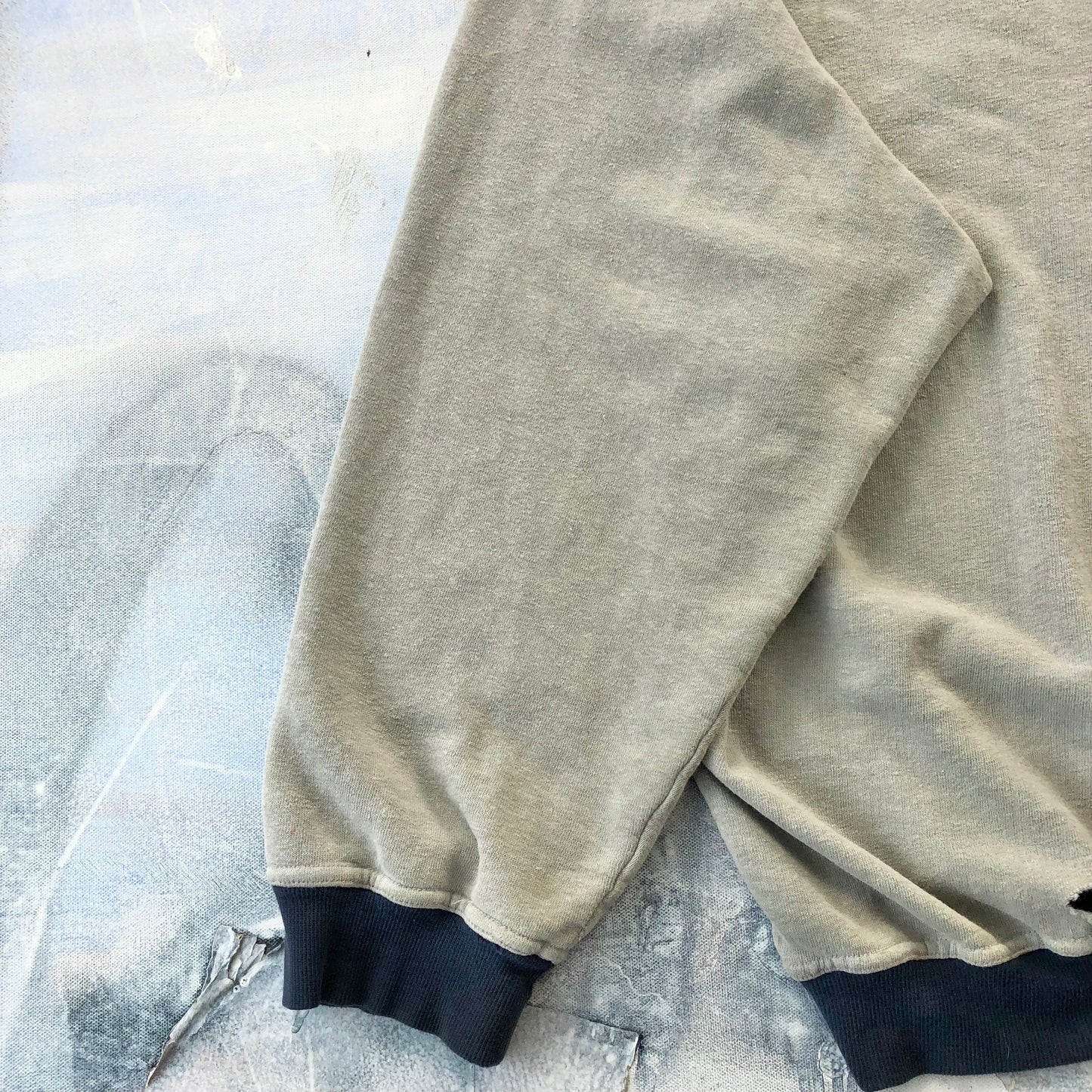 Hemp & Company Distressed Ringer Crewneck Sweatshirt XL