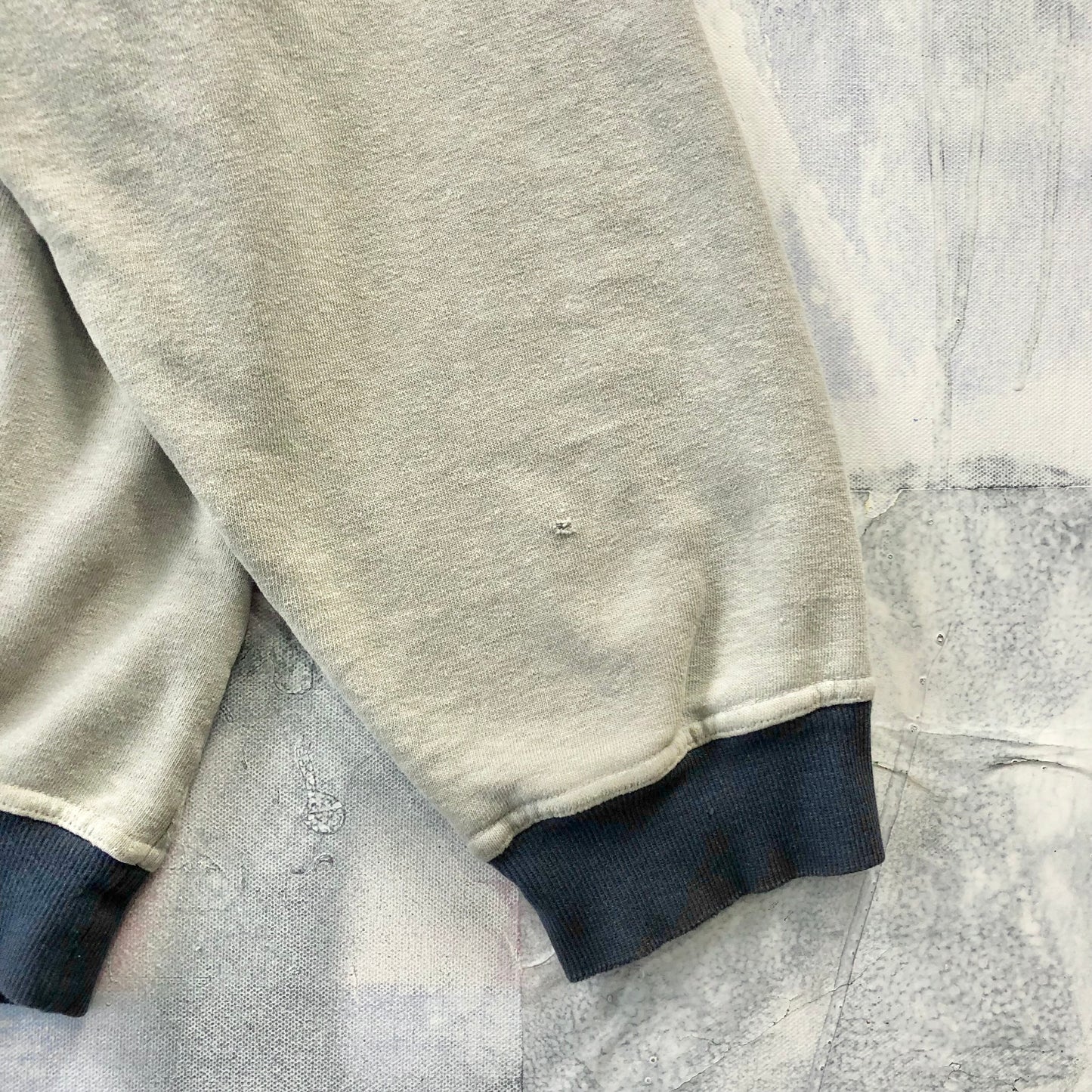 Hemp & Company Distressed Ringer Crewneck Sweatshirt XL