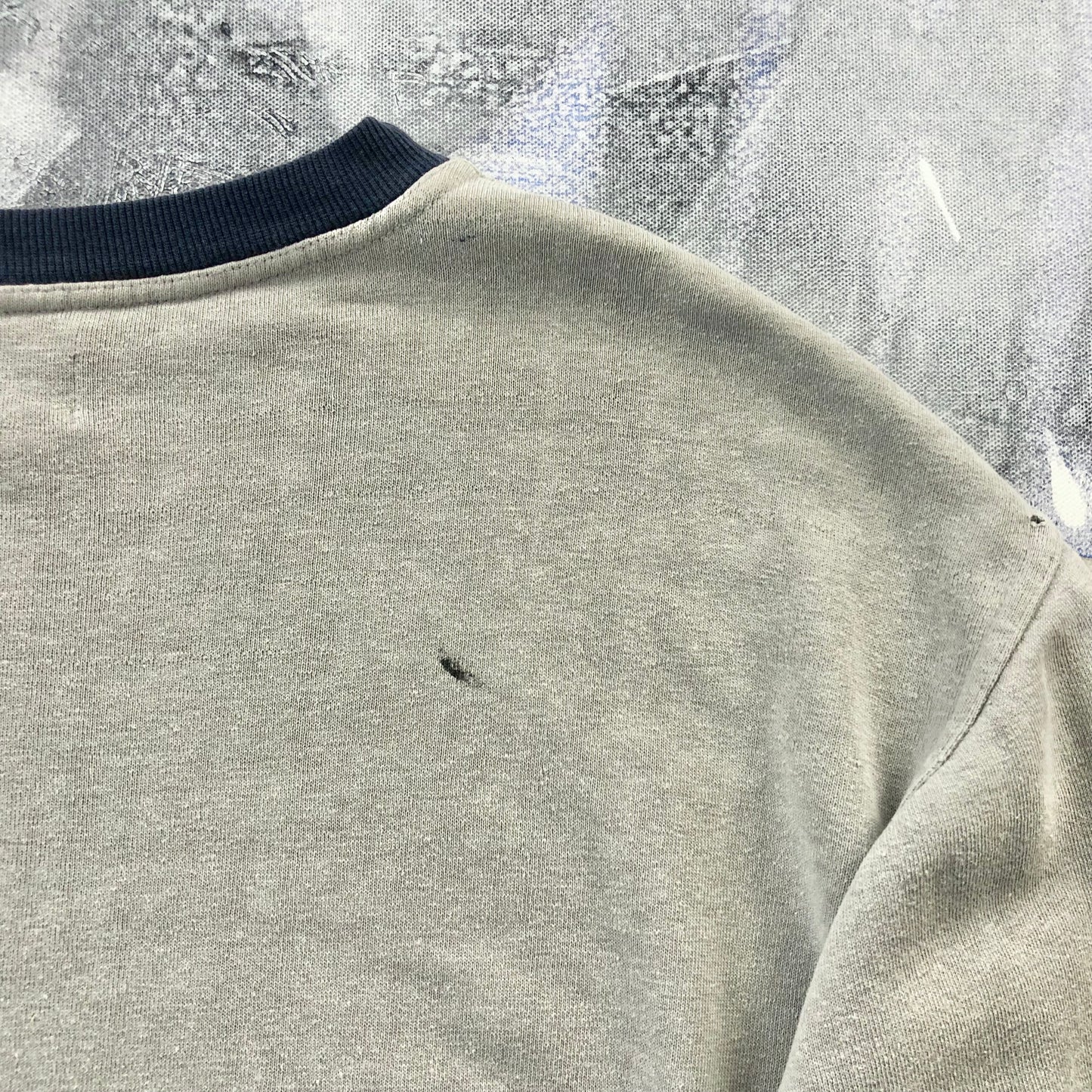 Hemp & Company Distressed Ringer Crewneck Sweatshirt XL