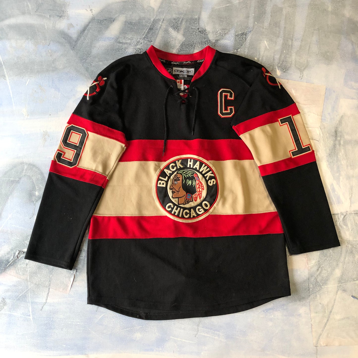 NHL Chicago Blackhawks Reebok Toews Winter Classic Jersey M