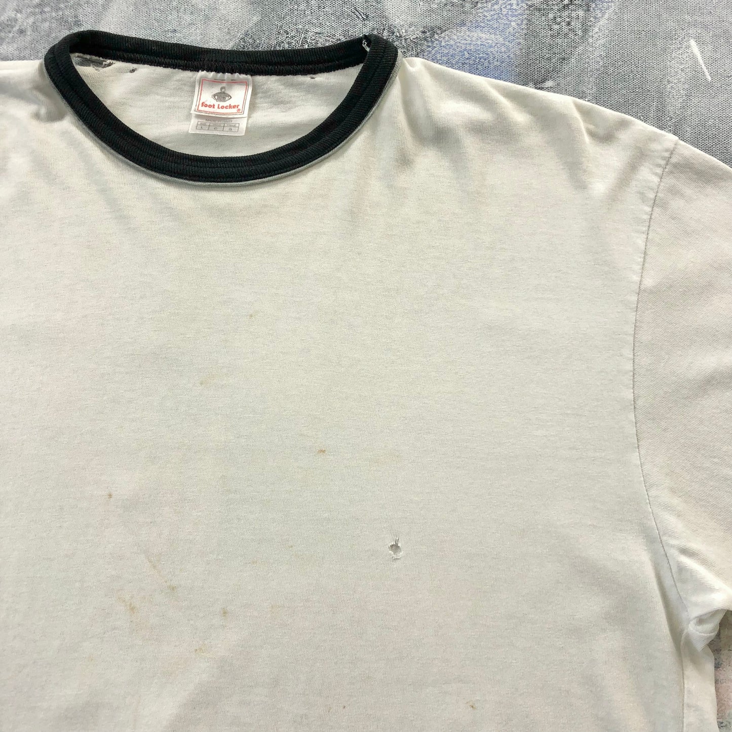 Vintage Footlocker Ringer T Shirt L