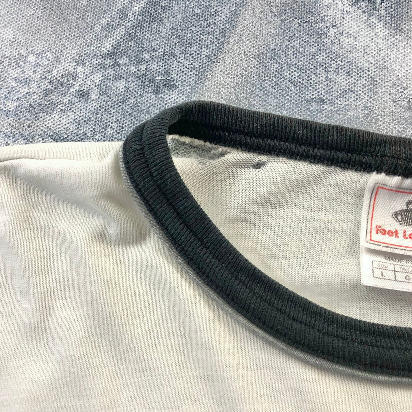 Vintage Footlocker Ringer T Shirt L