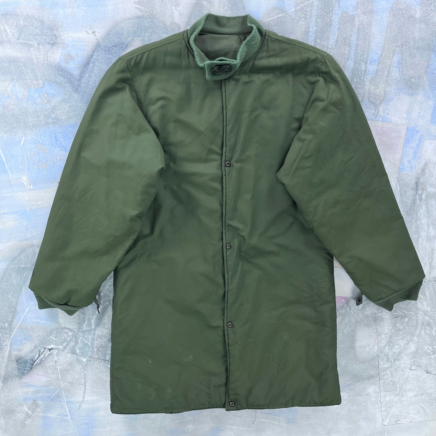 Vintage 90s Canadian Military Down Liner Button Jacket M