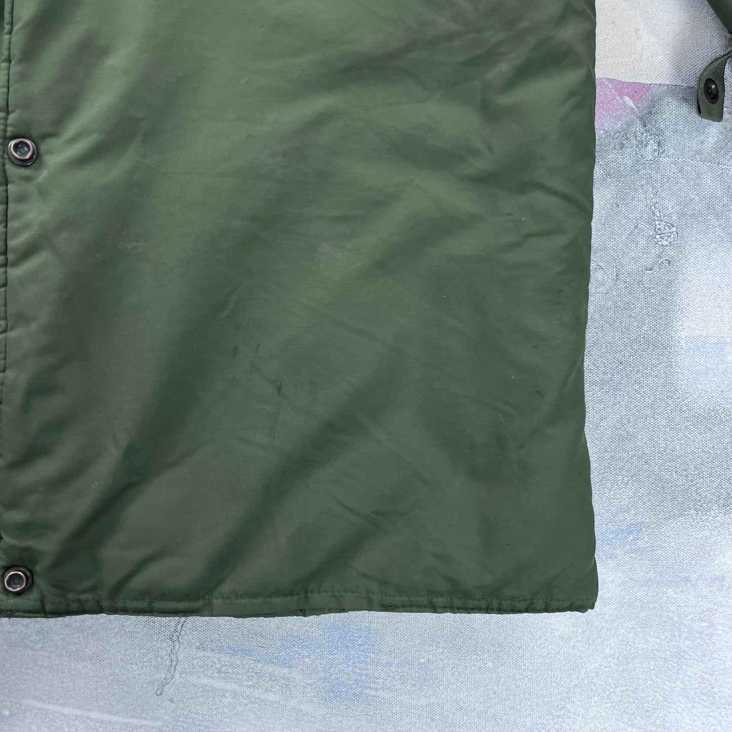 Vintage 90s Canadian Military Down Liner Button Jacket M