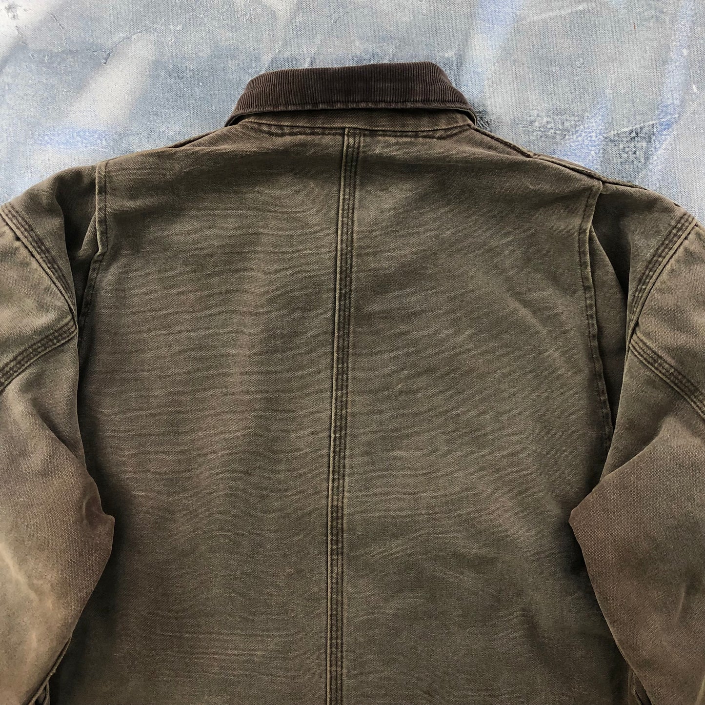Vintage Carhartt C02 Blanket Lined Workwear Chore Button Jacket L