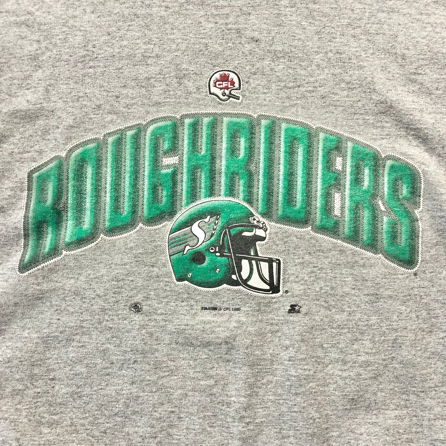 Vintage 90s Starter Saskatchewan Roughriders Crewneck Sweatshirt M