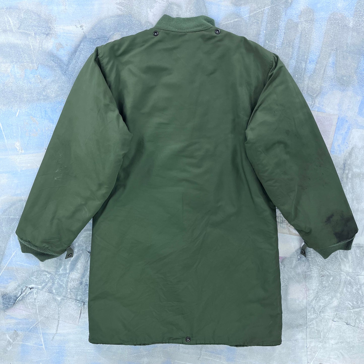 Vintage 90s Canadian Military Down Liner Button Jacket M