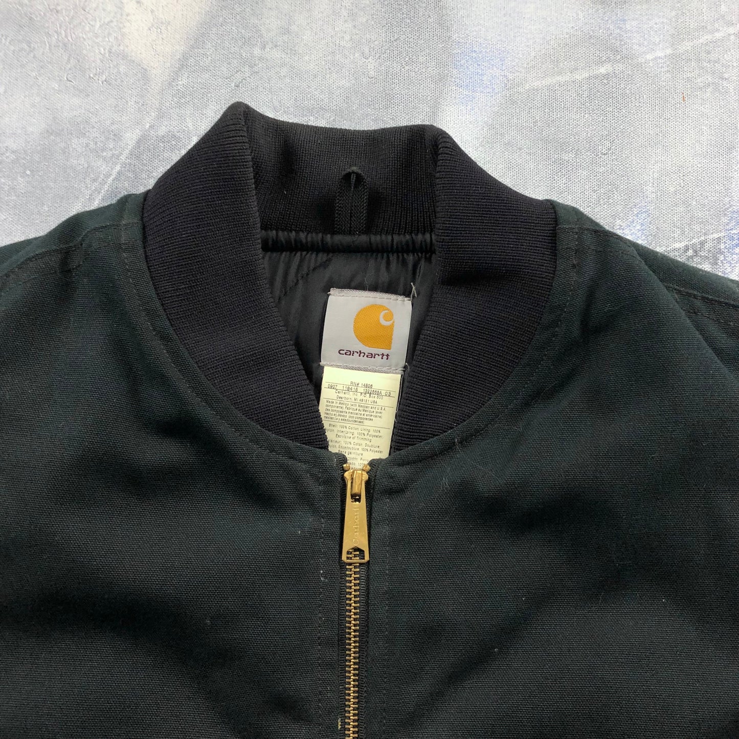 Vintage Carhartt V01 Quilted Lined Workwear Zip Vest XL