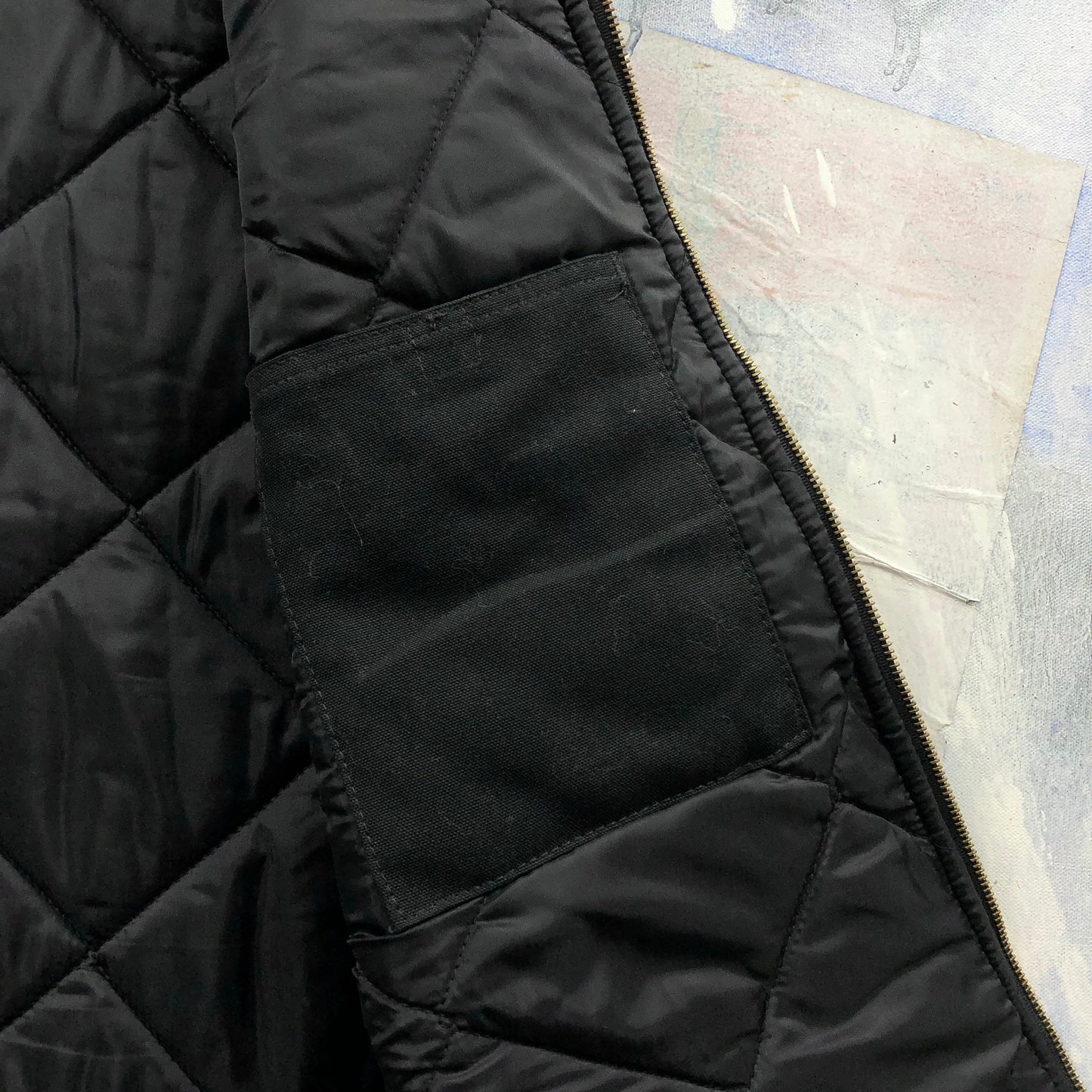 Vintage Carhartt V01 Quilted Lined Workwear Zip Vest XL