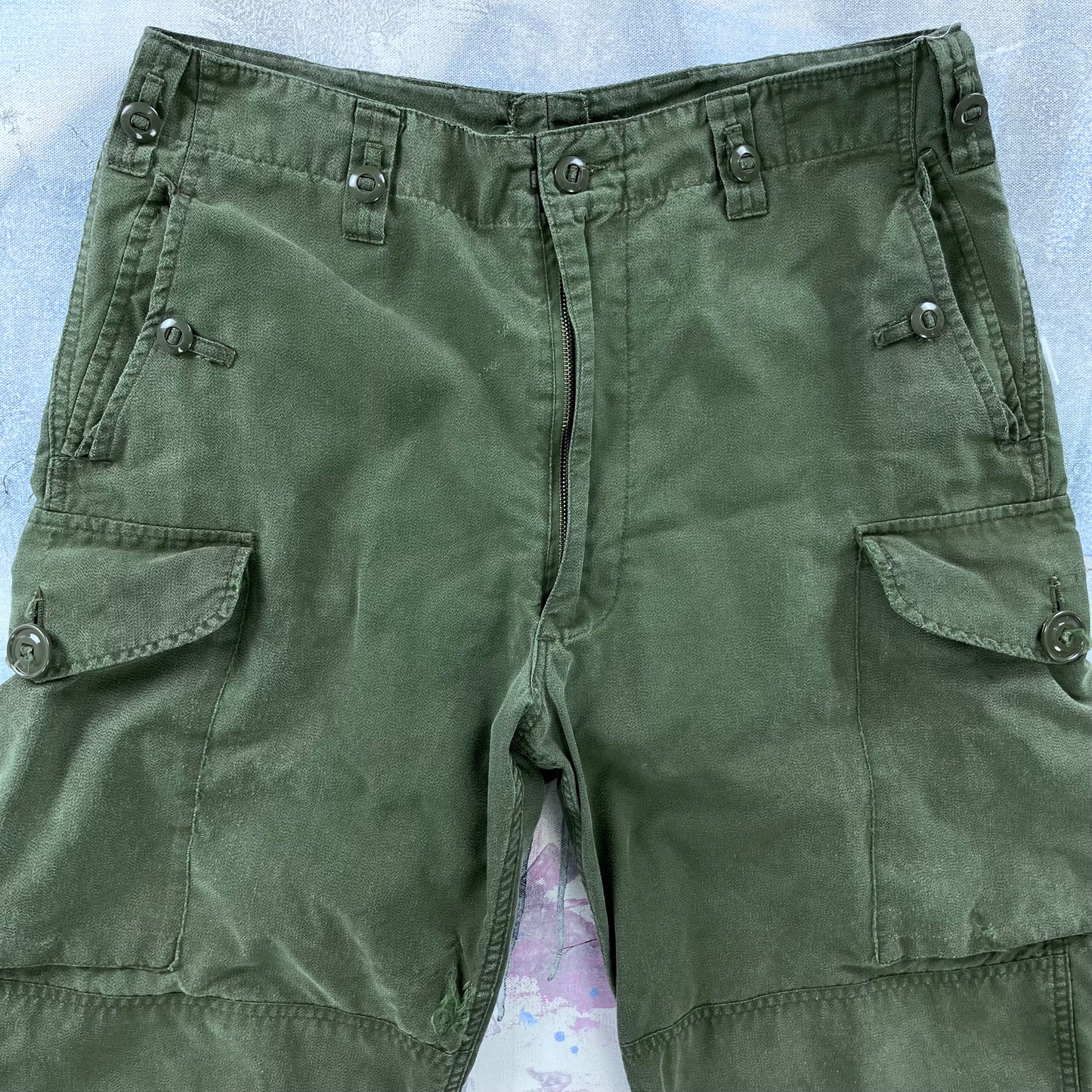 Vintage Canadian Military Combat Cargo Trousers W34