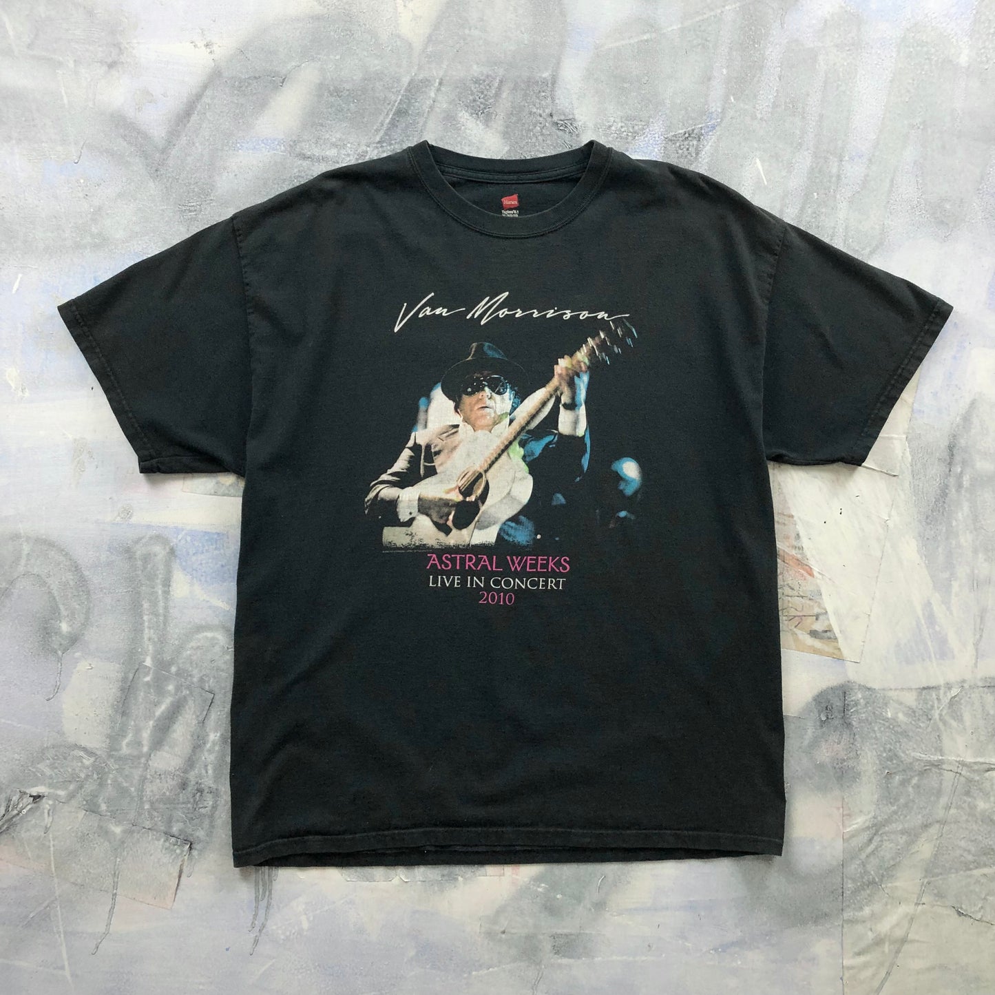 Vintage Van Morrison Astral Weeks 2010 Concert T Shirt XL