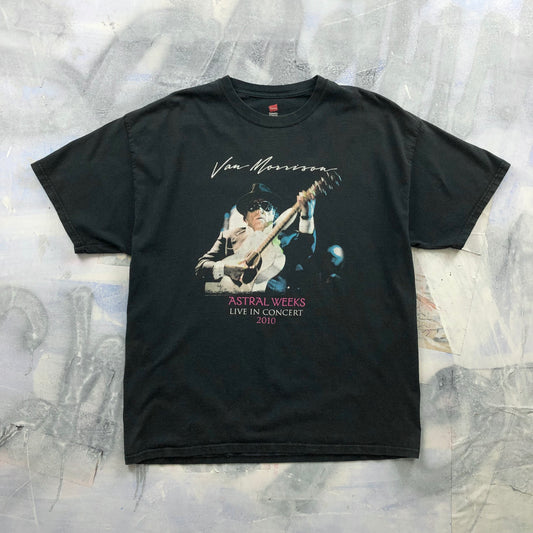 Vintage Van Morrison Astral Weeks 2010 Concert T Shirt XL