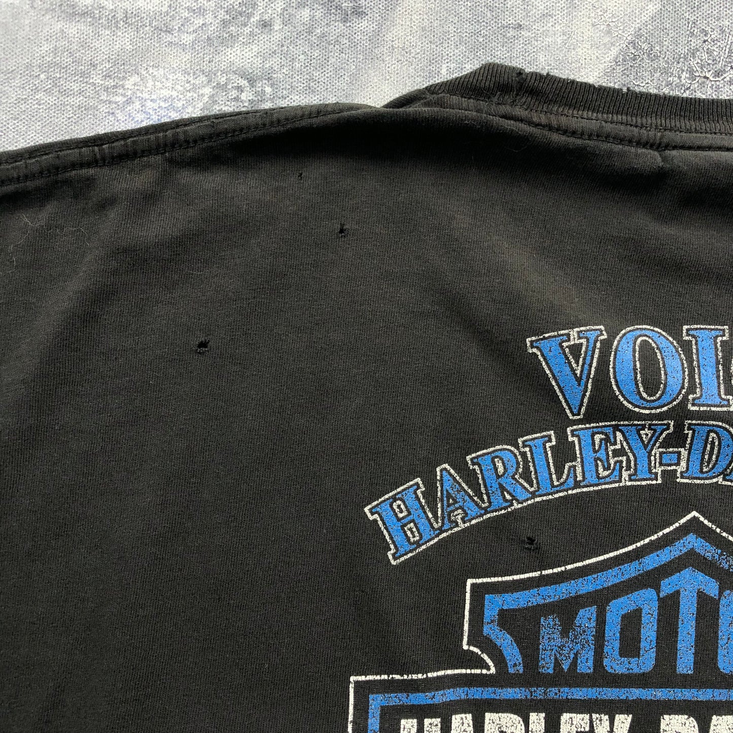 Harley Davidson Motorcycles Fort McMurray Skull Pocket T Shirt XL